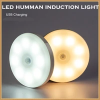 USB Charge Smartlamp met sensor led wall Night Light Under Cabinet lamp Motion Sensor Closet Light Kitchen Bedroom Ligh