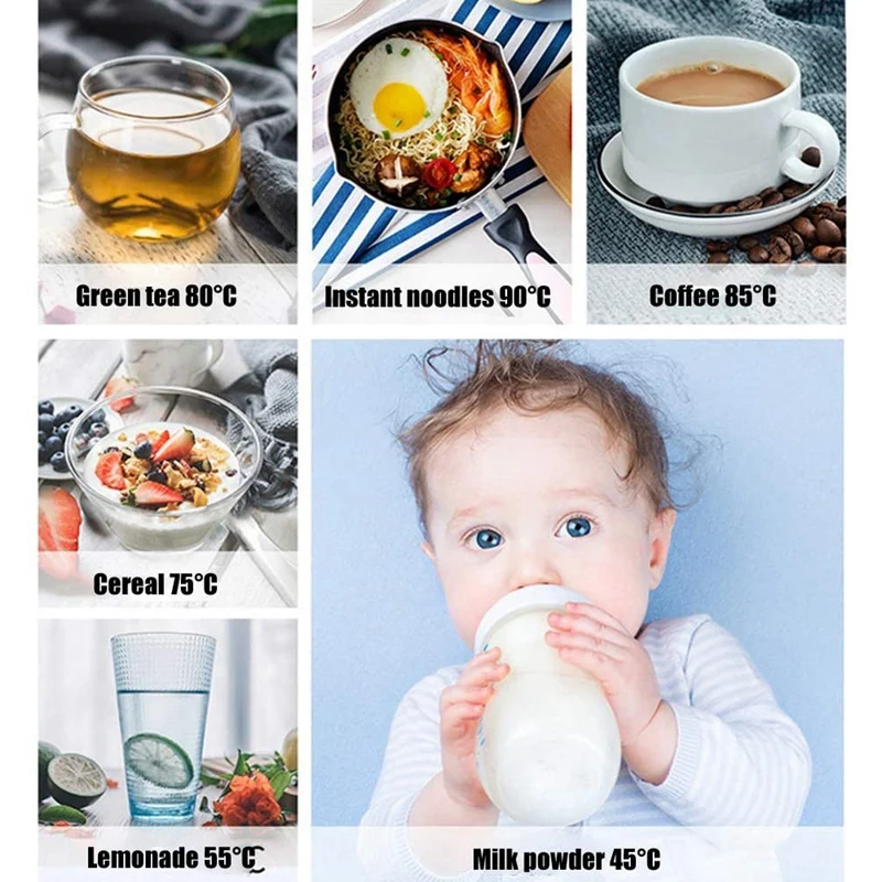 

400Ml Car Electric Bottle, Portable Car Kettle Stainless Steel Heating Cup with Indicator Light for Travel/Coffee/Tea