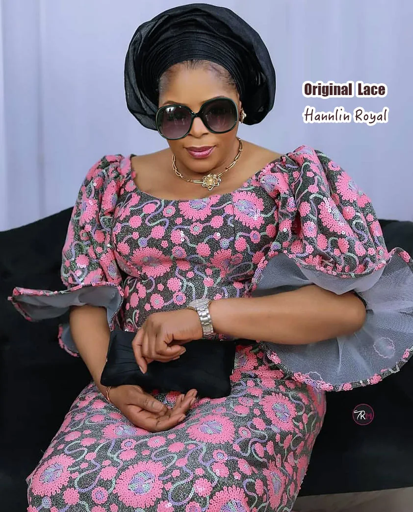 Кружевная вуаль с двойными блестками 5 ярдов сетчатой подкладкой вышивкой