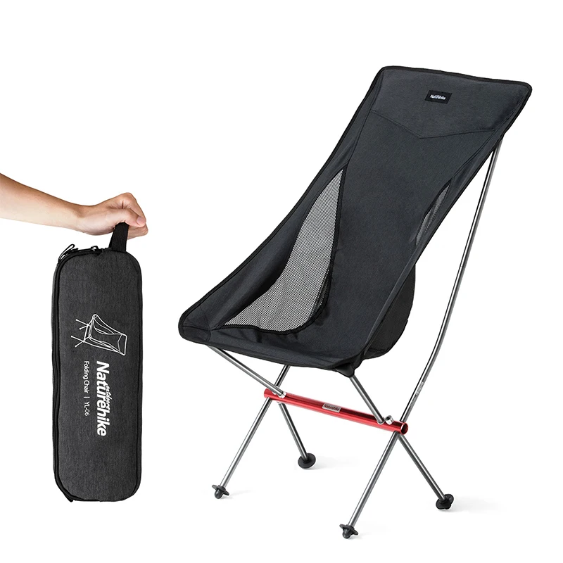 구매 네이처하이크 휴대용 초경량 캠핑 의자 야외 접는 낚시 의자 알루미늄 합금 비치 피크닉 의자 NH18Y060-Z