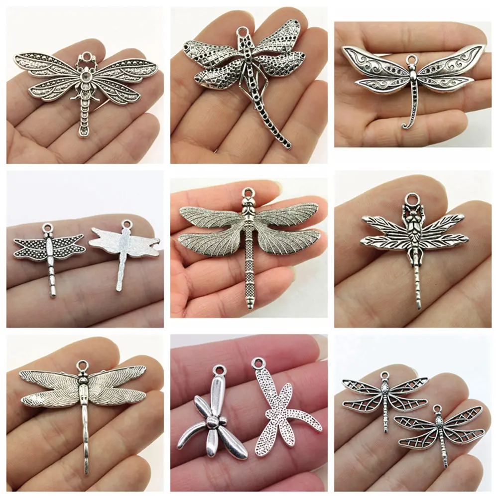 

jewelry findings components Dragonfly Charms for bracelets charm pendant
