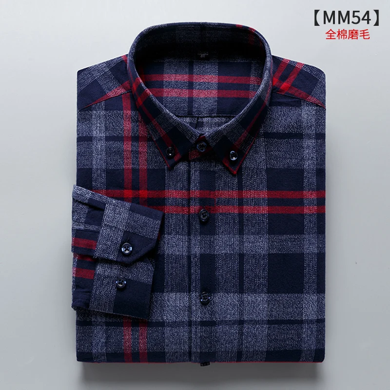 Плюс-Размер 5XL 6XL 7XL 8XL подушки из чистого хлопка в клетку модные рубашки с длинным рукавом для мужчин толстый парень дизайн формальный Social 110 кг 120 кг 130 кг