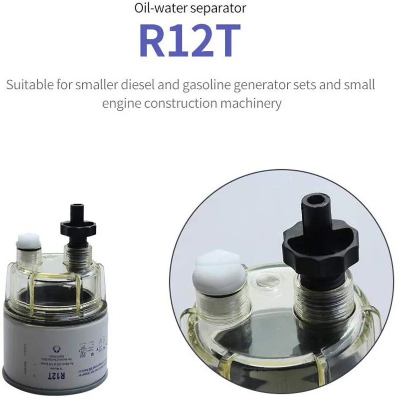 R12T Fuel/ Water Separator Complete Filter Engine for Racor 140R 120AT Automotive Parts | Автомобили и мотоциклы