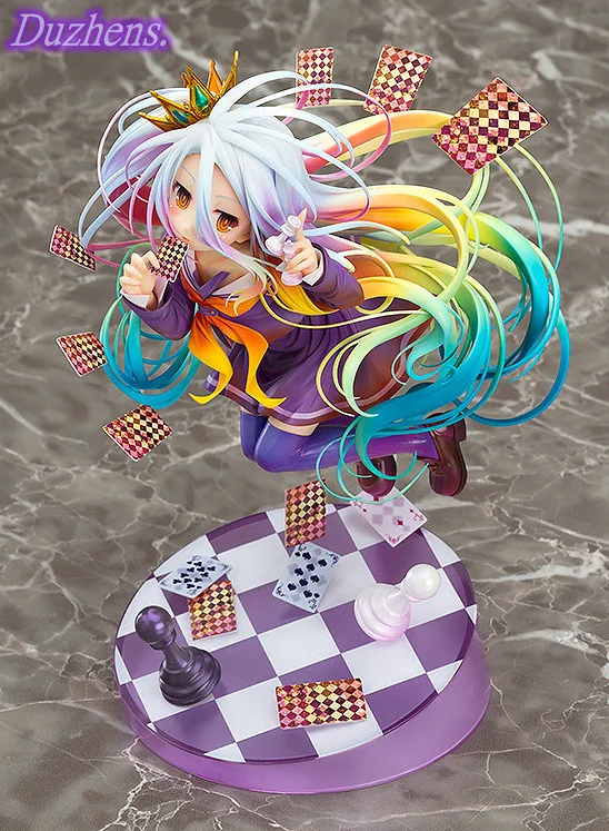 

Japanes Anime NO GAME NO LIFE Shiro Jibril Hubie Dora PVC Action Figure Anime Figure Model Toys Sexy Girl Figure Doll Gift