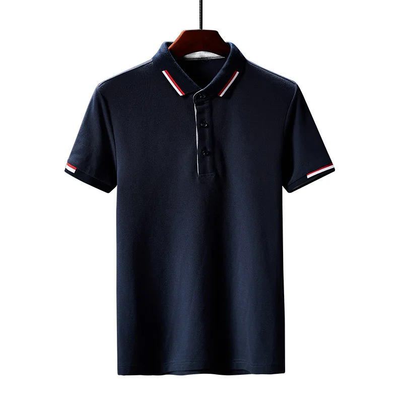 

LOVZON Summer Youth Handsome Men T-shirt Fashion Leisure Joker Coat Lapels Polo Shirts Men's Short Sleeve T-shirt