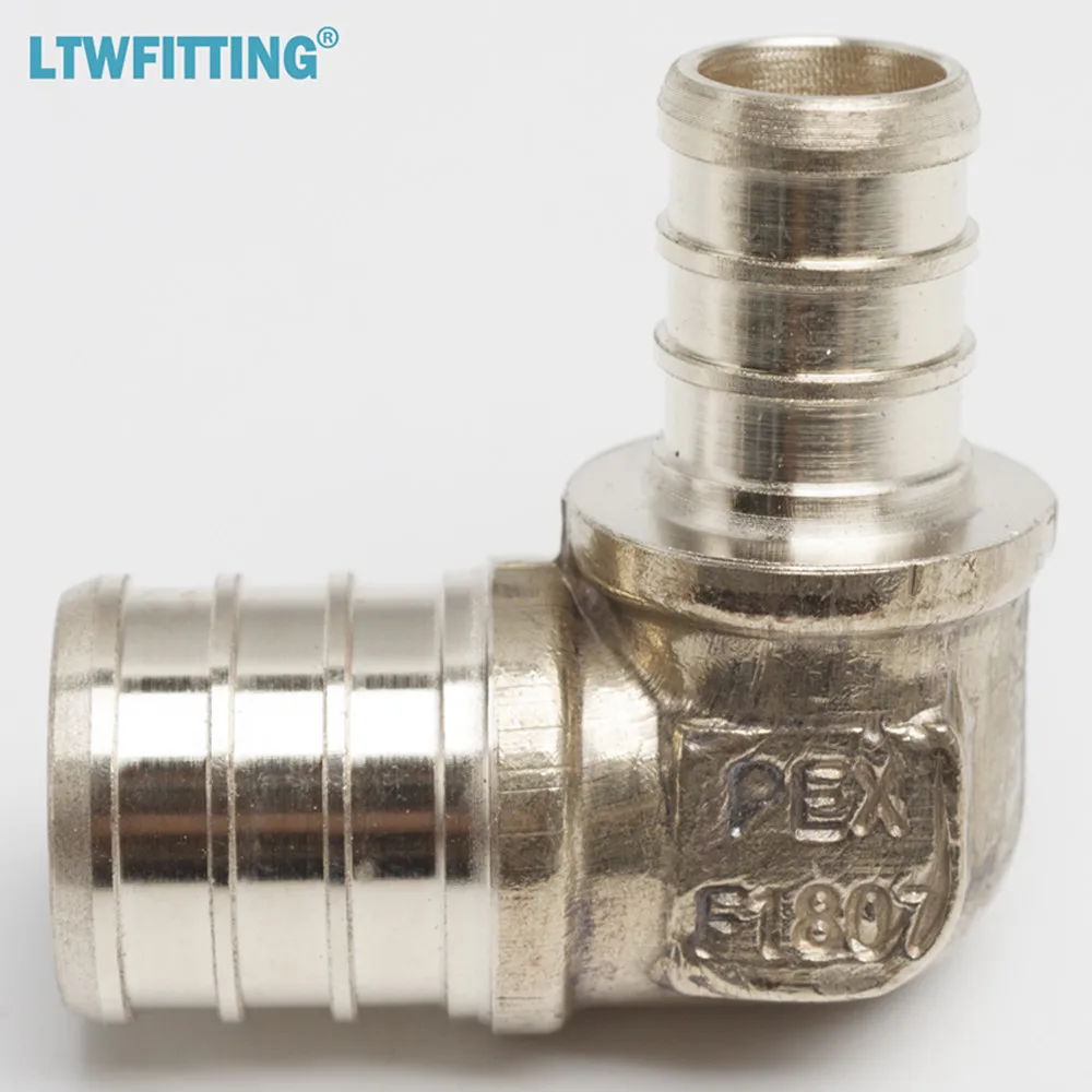 Латунный обжимной фитинг LTWFITTING PEX без свинца диаметр 1/2x3/4 колено PEX|crimp fitting|brass