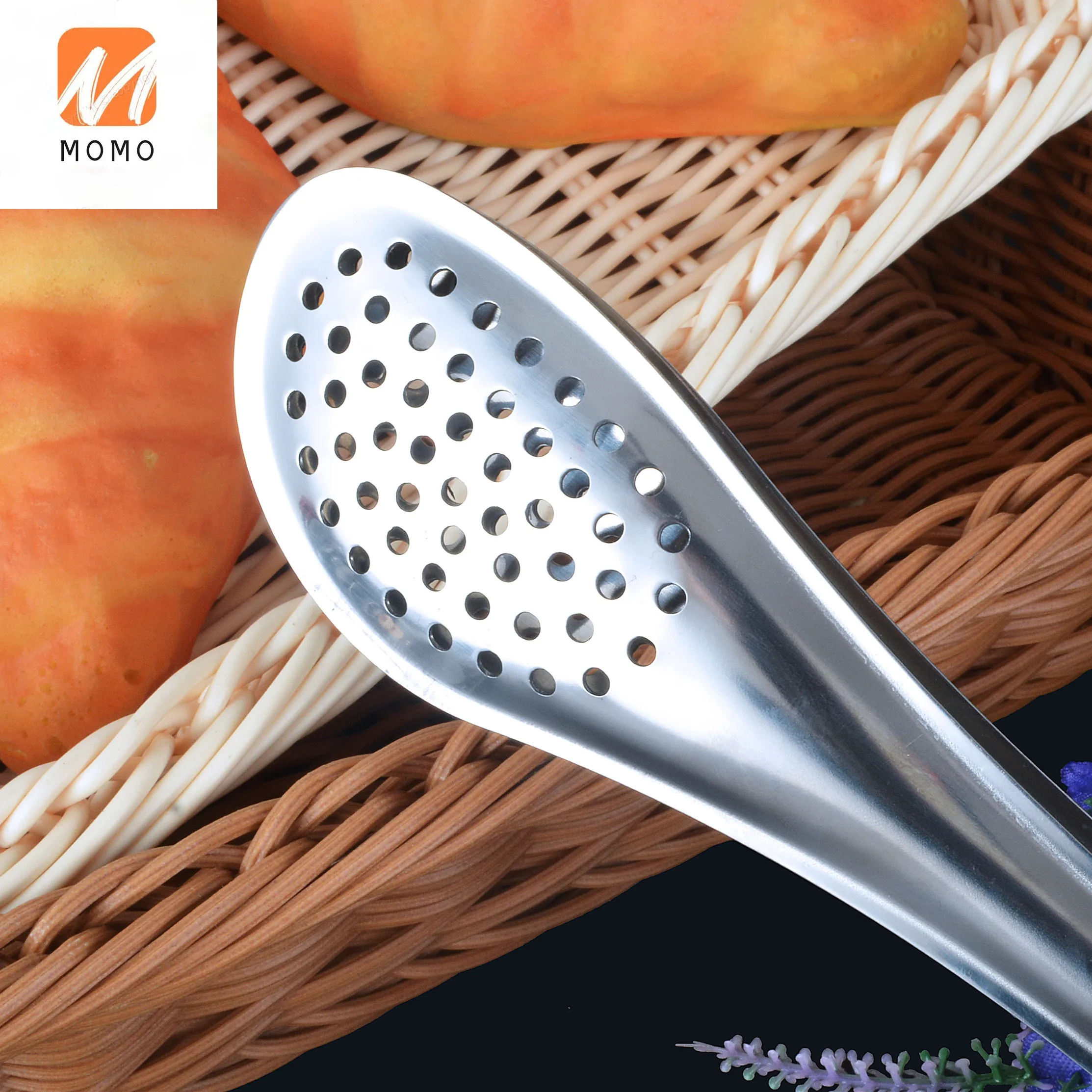 

Thickened Stainless Steel Food Clamp BBQ Clamp Bread Cake Tong Lengthened Fried Clip