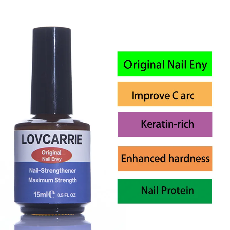 LOVCARRIE 2 шт./лот Масло для кутикулы усилитель ногтей отвердитель лечение Праймер УФ