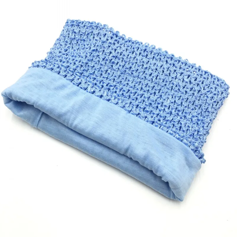 Light-blue Тюлевая юбка-пачка «рюмочка» для детей 8, 10, 12 дюймов, вязаная юбка-пачка с подкладкой на груди, вязаная юбка для волос, подарок на день рождения для маленьких девочек - Цвет: Light-blue