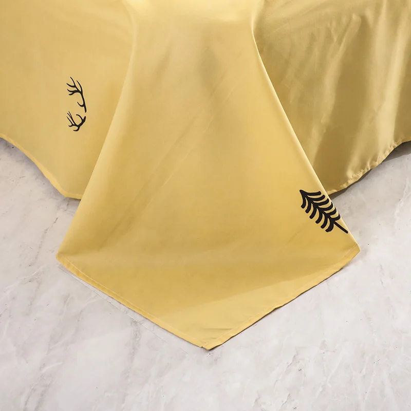 Набор постельных принадлежностей с рождественским оленем в скандинавском стиле