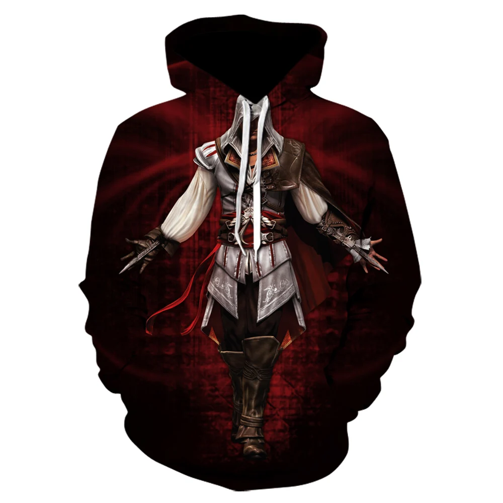 Осень и зима Assassin Creed популярная куртка игровая Приключения Классическая игра 3D