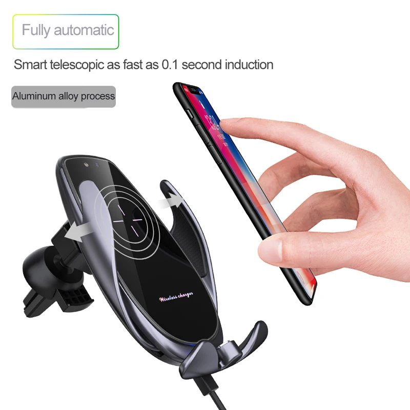 car wireless charger auto magnetic fast charging air vent mount car phone stand for iphone 12 11 pro samsung xiaomi huawei free global shipping