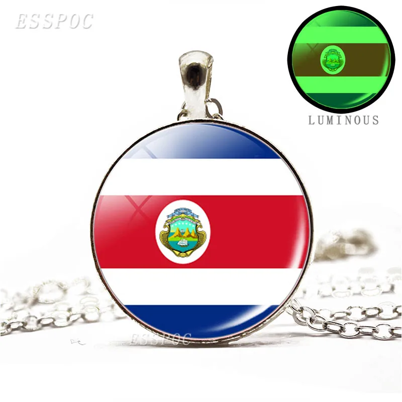 Светящееся в темноте ожерелье с национальным флагом Северной Америки канадской