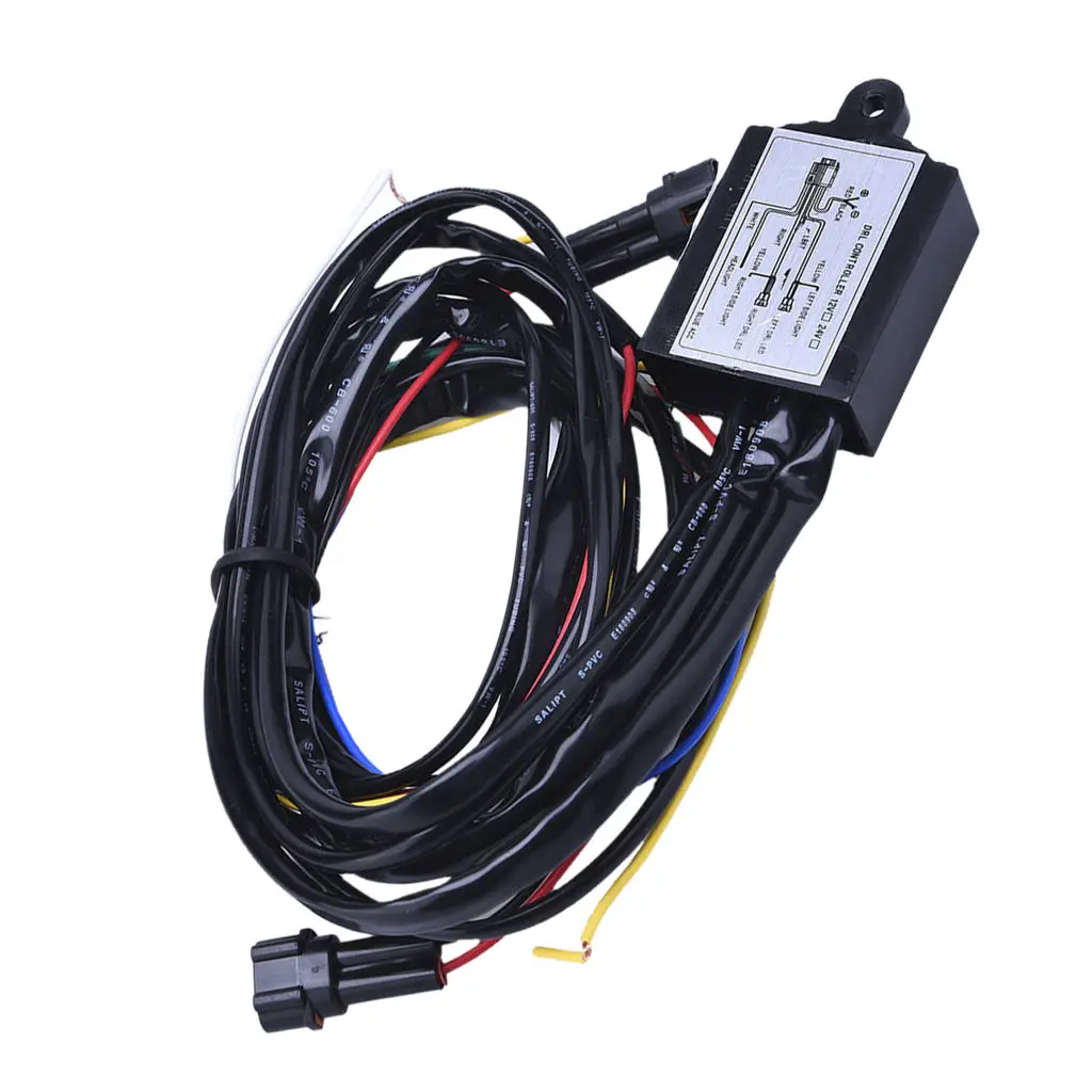 

12V Car Working Light DRL Headlight Dimmer Turn Light Controller Box