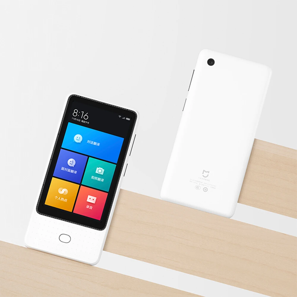 Xiaomi Mijia переводчик AI Voice Translate сенсорный экран 4G/WiFi/SIM 8MP камера фото Tranlation