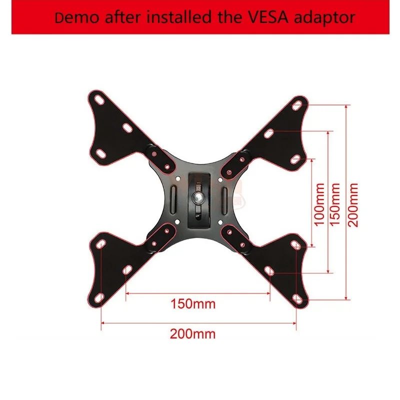 VESA Hole Distance Extender Accessory Display Bracket Size Adapter Plate Extend upto 200*200mm | Электроника
