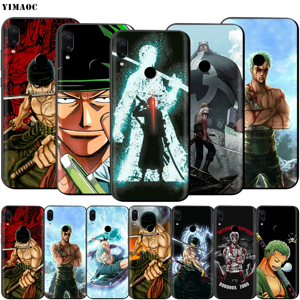 Мягкий ТПУ чехол YIMAOC One Piece Roronoa Zoro для Xiaomi Redmi mi Note MAX 3 6 6A 7 mi6 mi8 9 se a1 a2 Pro Lite go pocophone f1 |