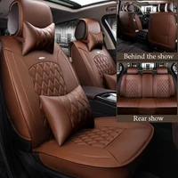 2018 new leather universal car seat cover for suzuki jimny grand vitara kizashi swift alto sx4 automobiles sticker car cushion