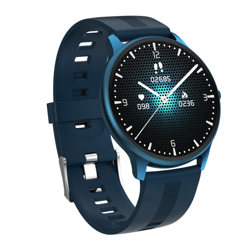 

New LW11 Man Smart Watch Heart Rate Monitor IP68 Waterproof Fitness Tracker Wristwatch Custom Faces Play Music Smartwatch