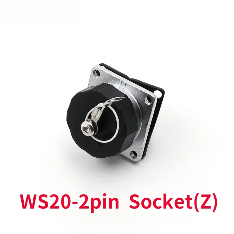 WS20 соединители 2 pin высоковольтный соединитель штепсельной вилки Промышленный