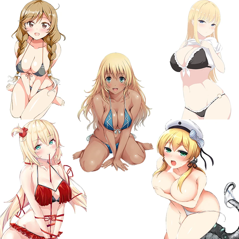 

Three Ratels CDM365 сексуальная бикини девушка аниме Автомобильная наклейка для мотоцикла багажа ноутбука холодильника скейтборда