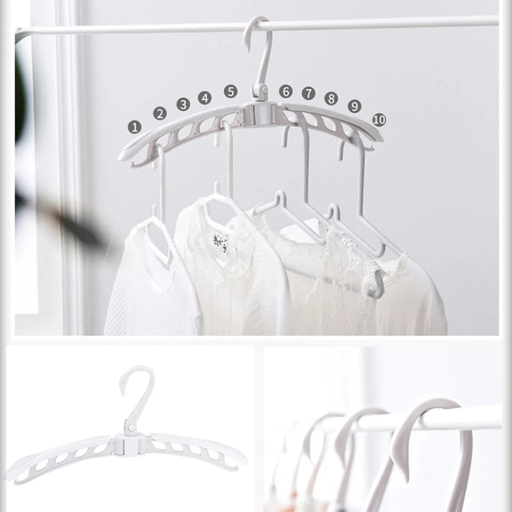 Регулируемая Многофункциональная вешалка для одежды с зажимом носков и нижнего