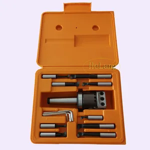 Буровая головка MT3 M12 Arbor F1 -12 50 мм и 9 шт. буровых стержней 12 мм, Буровая головка в комплекте