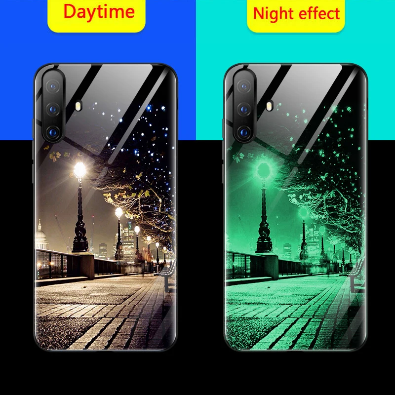 Световой Стекло чехол для телефона VIVO X50 X30 Pro iqoo 5 3 V17 Neo Y3 Y12 Y15 Y17 S5 S6 S7 Y5S Z6 Z5i U3 Z5X
