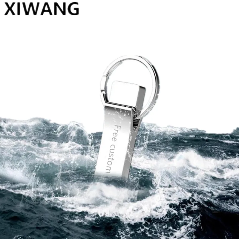

Newest usb flash drive 8gb 16gb cle usb 2.0 pendrive 32gb 64gb metal Silver U Disk Memory Stick pen Drive 128gb Free custom LOGO