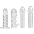 Насадка на презерватив для увеличения мужского пениса, спрей для задержки клитора, вибрирующее кольцо для пениса покрытие, секс-игрушки для мужчин