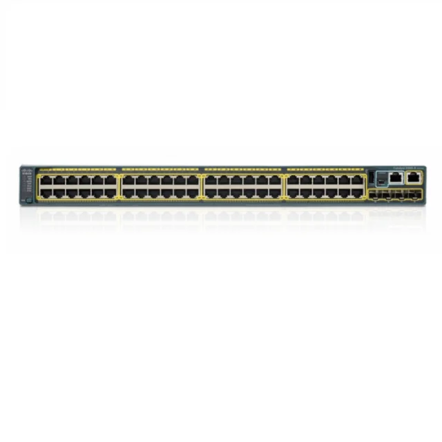 

WS-C2960S-48FPS-L Cisco Catalyst 2960S Series Enterprise 48 port PoE LAN Base Ethernet Gigabit Switch