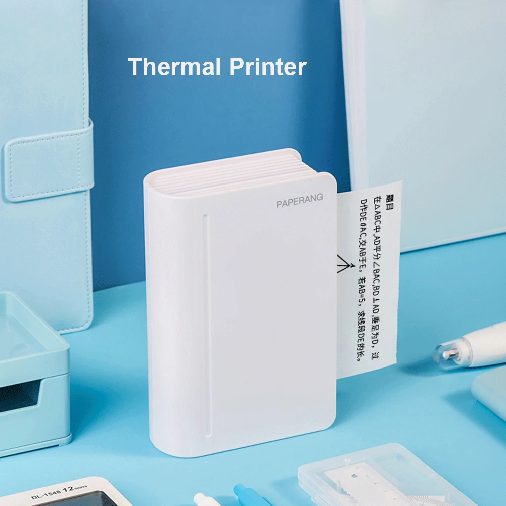 Карманный Bluetooth совместимый мини принтер Paperang Max 300DPI фотография термальные