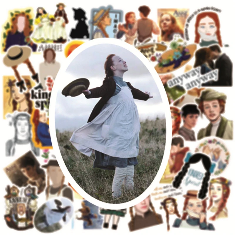 103050pcs anne with an e season classic tv show stickers laptop guitar skateboard phone car waterproof graffiti sticker toys free global shipping