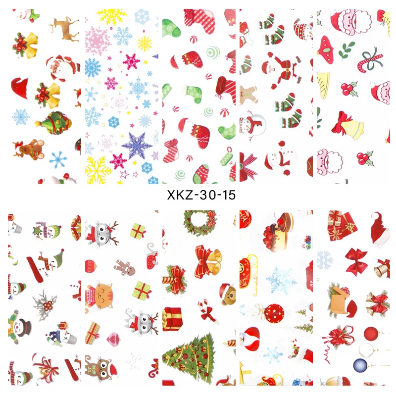 Искусство для ногтей Рождество звездное небо бумага сделай сам украшение