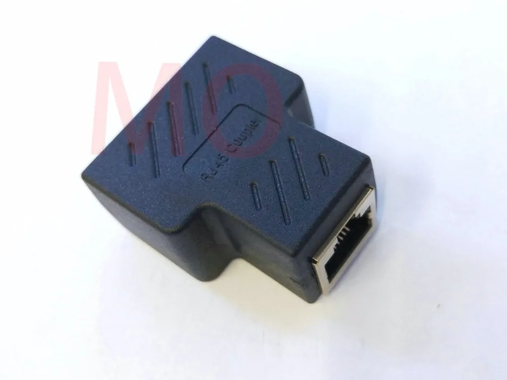 Verkauf 200 Stücke Kupfer Core 1 Zu 2 RJ45 Stecker Netzwerk Kabel Splitter Extender Stecker Neue
