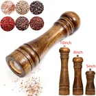 Мельница для соли и перца 1 шт., мельница для перца из твердой древесины с прочной регулируемой Керамической мельницей, кухонные инструменты для готовки