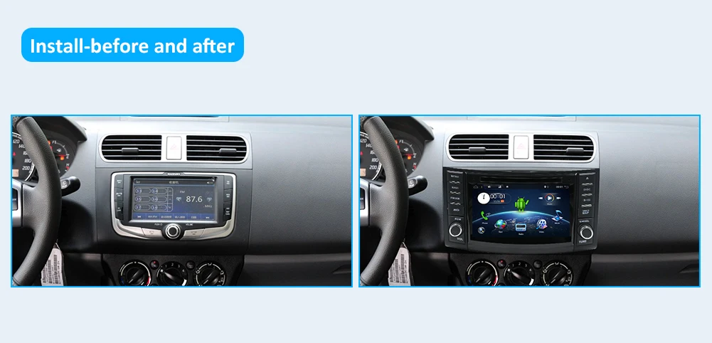 4 Гб+ 64 ГБ Android 9,0 2 DIN Автомобильный gps для Suzuki Swift 2011- dvd-плеер стерео аудио Wifi BT 4,0 Система рулевого колеса PX6