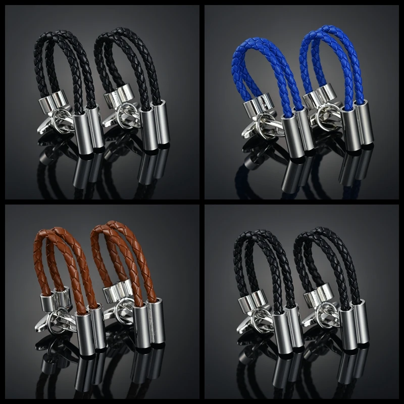 Fashion brown black blue two dimensional rope Cufflinks French long sleeve shirt nail accessories | Украшения и аксессуары