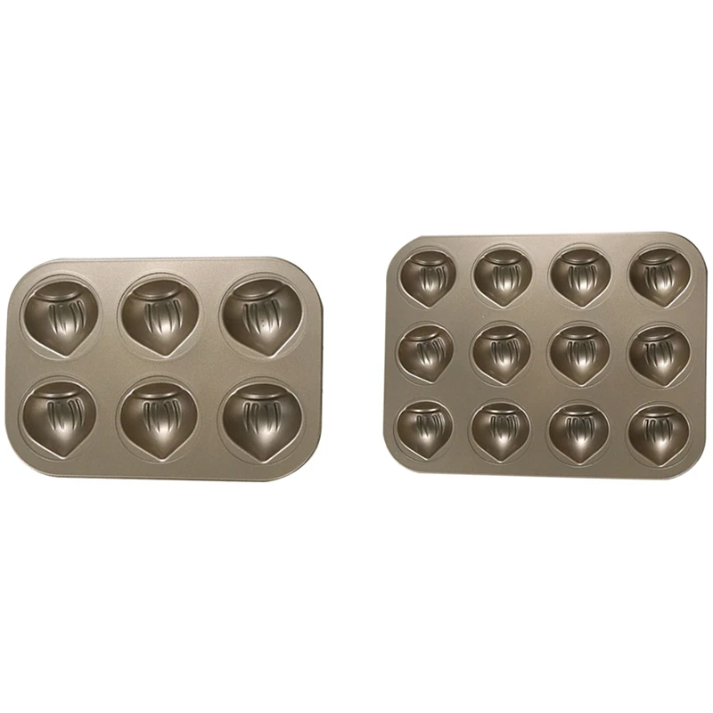 

Best Nonstick Chestnut Cake Pan Mold Pie Cookies Fondant Cupcake Mold Tart Tray Oven Baking Bakeware Tools