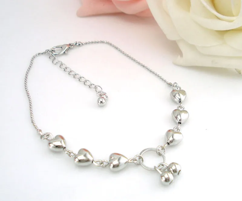 2020 классический браслет на лодыжке с сердцем регулируемый женские сандалии