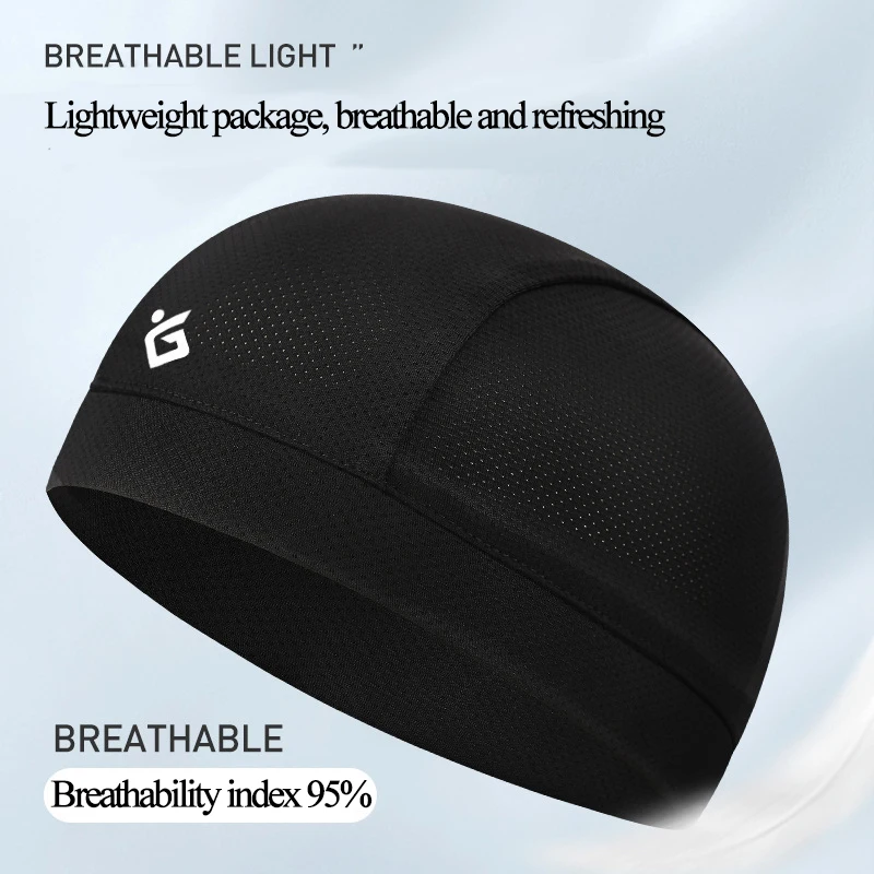Quickly Drying Men's Outdoor Sports Cap Ice Silk Breathable Hat Running Tennis Baseball Hiking Cycling Caps Riding Soft Beanie