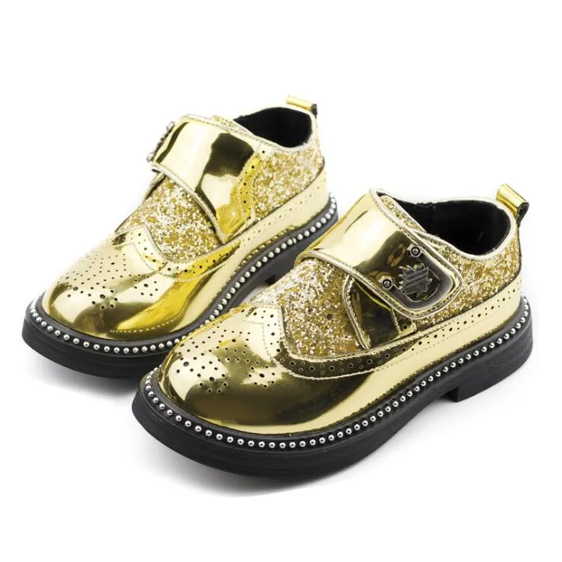 Кожаные туфли для мальчиков черные весна 2021 новинка Студенческая обувь в