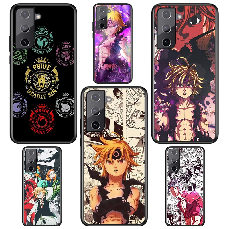 

Seven Deadly Sins For Samsung Galaxy S22 S21 S20 FE Ultra Pro Lite S10 5G S10E S9 S8 S7 S6 Edge Plus Black Phone Case