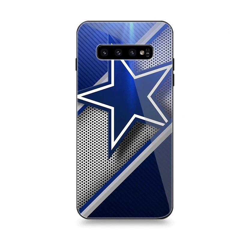 Чехол для телефона Стекло samsung A10 A20 A30 A40 A50 A60 A70 S7 край S8 S9 S10 плюс Dallas в ковбойском