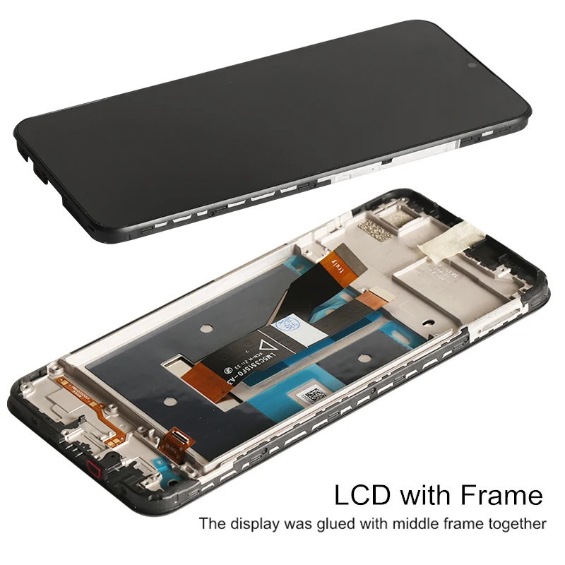 original lcd for realme c11 2021 rmx3231 lcd display with frame 10 touch points screen replacement for oppo realme c11 6 52inch free global shipping