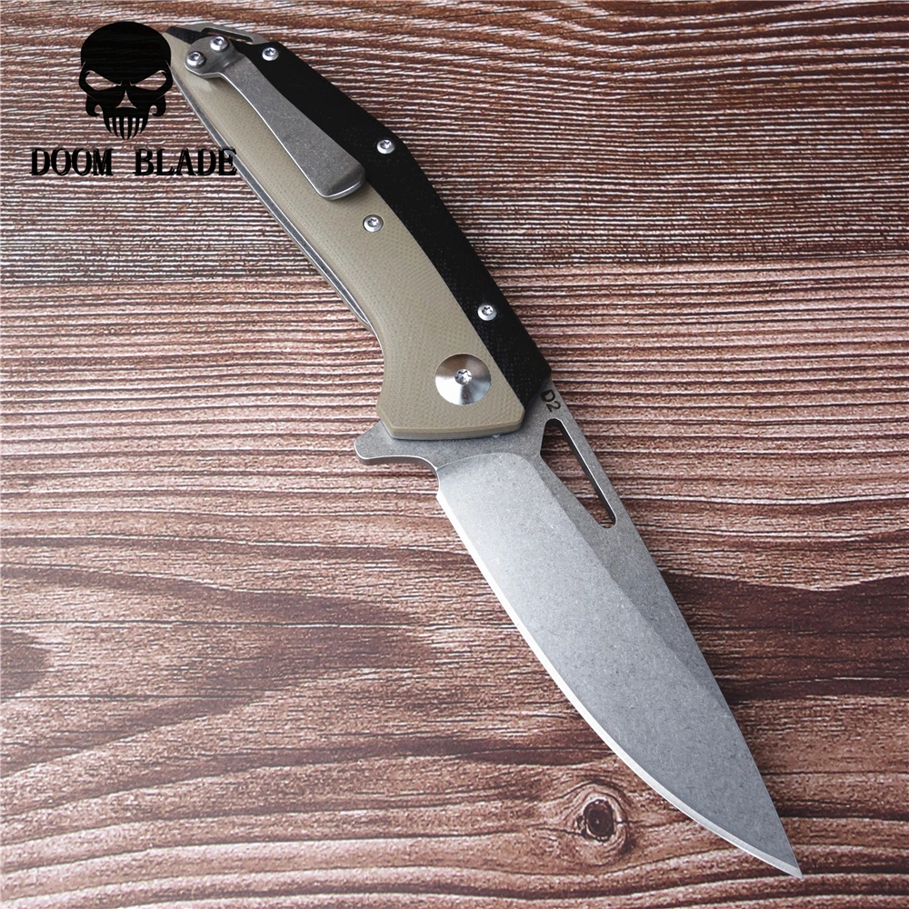 200 мм 100% D2 лезвие шарикоподшипник ножи для выживания на открытом воздухе