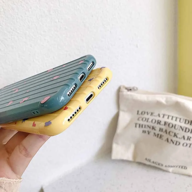 For Iphone 7 8 Plus 6s Color Love Pattern Phone Case IPhone X XS 6 6S Soft Silicone Luggage Cover |
