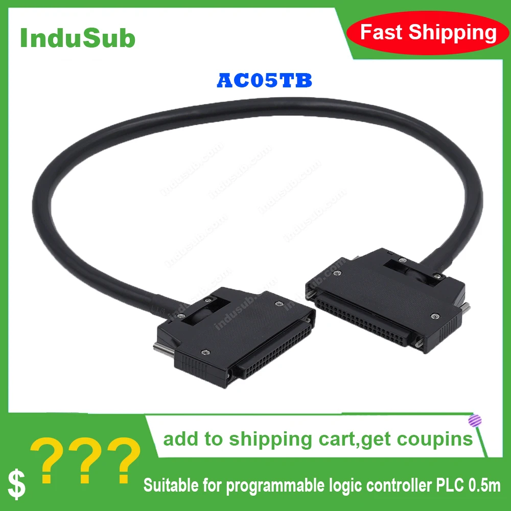 

New AC05TB Terminal Cable Suitable Programmable Logic Controller PLC 0.5m