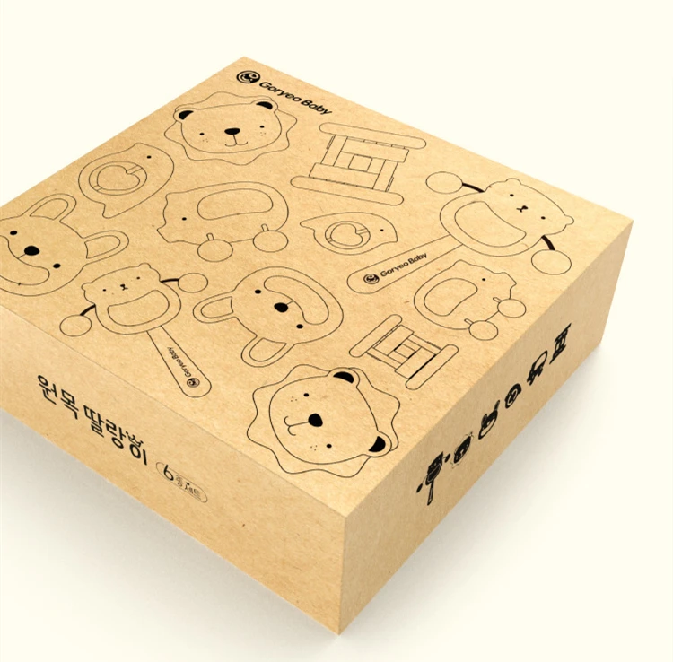 Деревянные успокаивающие погремушки мобильные Прорезыватели Игрушки для