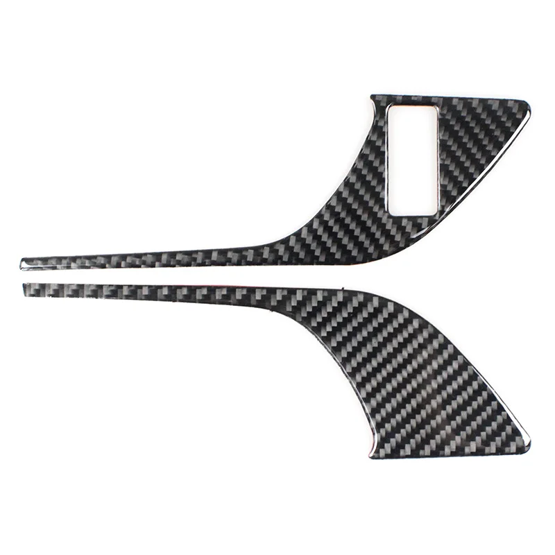 

2PCS Car Inner Door Handle Panel Decor Door Switch Trim Decals Carbon Fiber Stickers For Subaru Forester 2016-18 Car Accessories